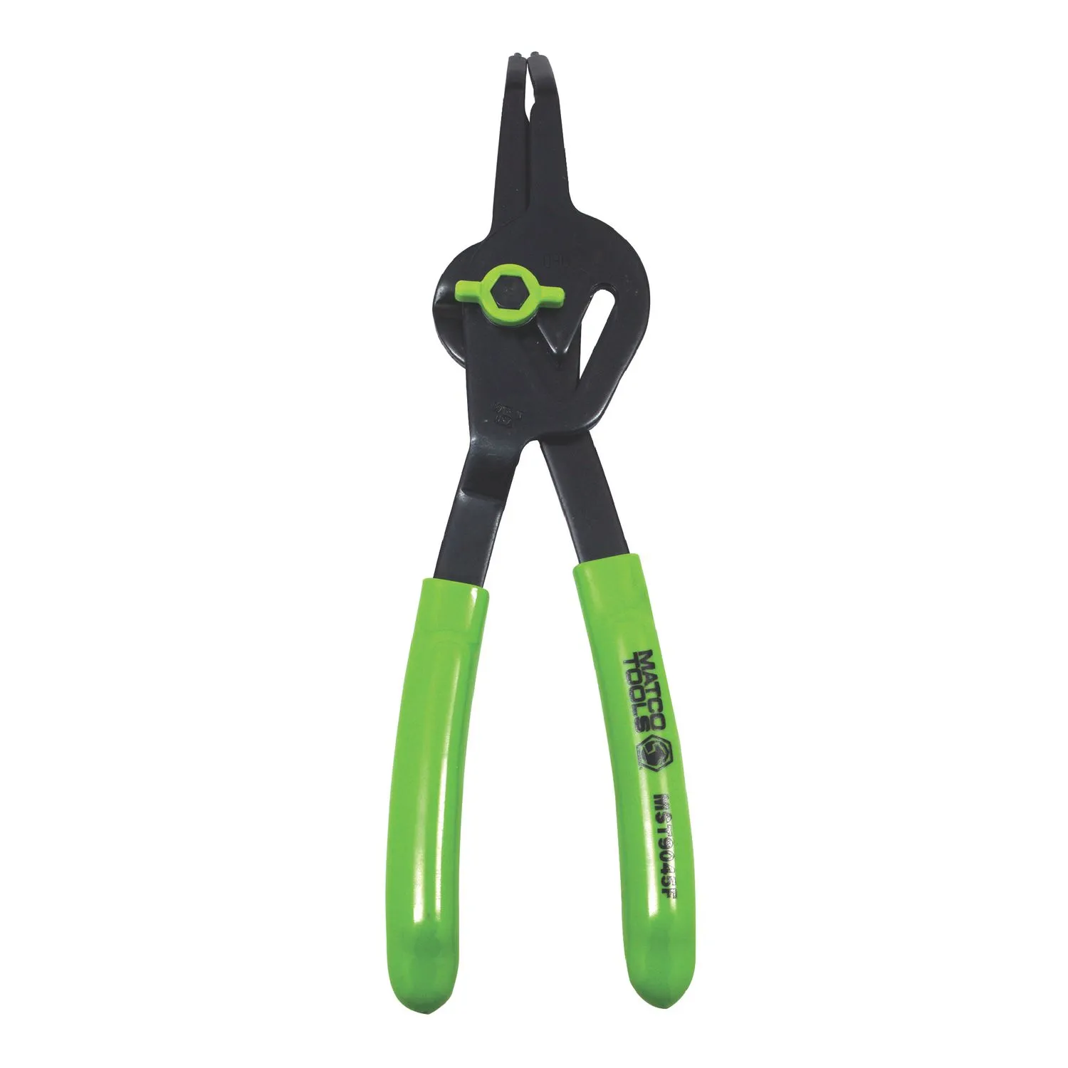 .090" CONVERTIBLE FIXED TIP FLUORESCENT SNAP RING PLIERS - 45° MST9045F | Matco Tools