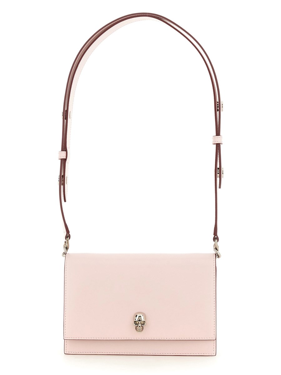 ALEXANDER McQUEEN    SMALL LEATHER SKULL BAG