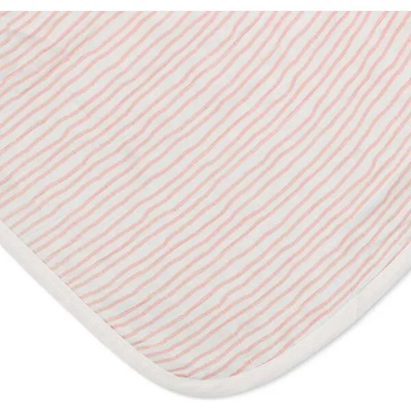 Bamboo Little Blanket, Pink Wave