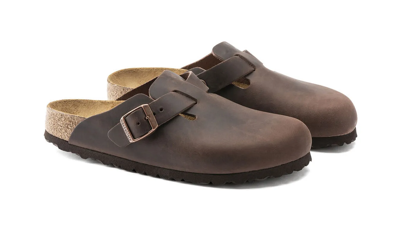 Birkenstock Boston Oiled Leather Narrow Fit