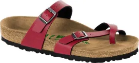 Birkenstock Mayari thong sandal pull up bordeaux