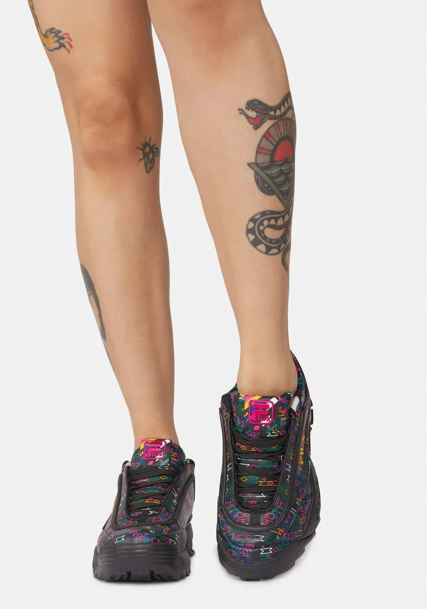 Black Disruptor Zero Sneakers-