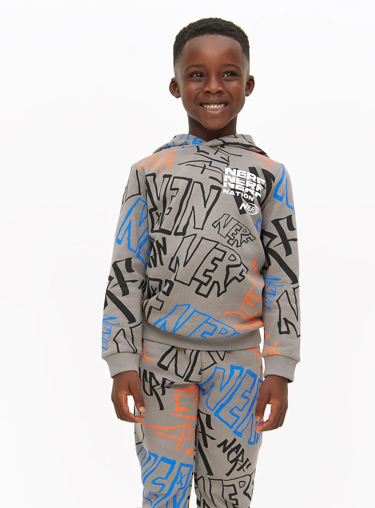 Buy Nerf Grey Hoodie & Joggers 8 years | Jumpers and hoodies | Tu