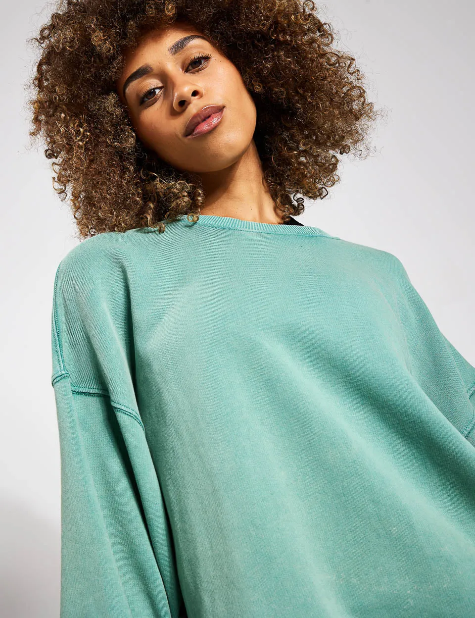 FP Movement All Star Solid Pullover - Emerald Aura