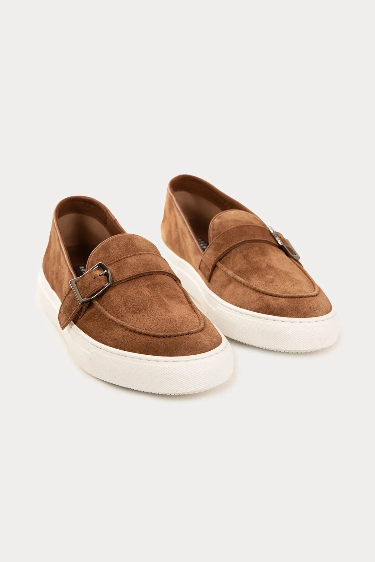 Fratelli Rossetti Metal Tokal Süet Loafer Ayakkab