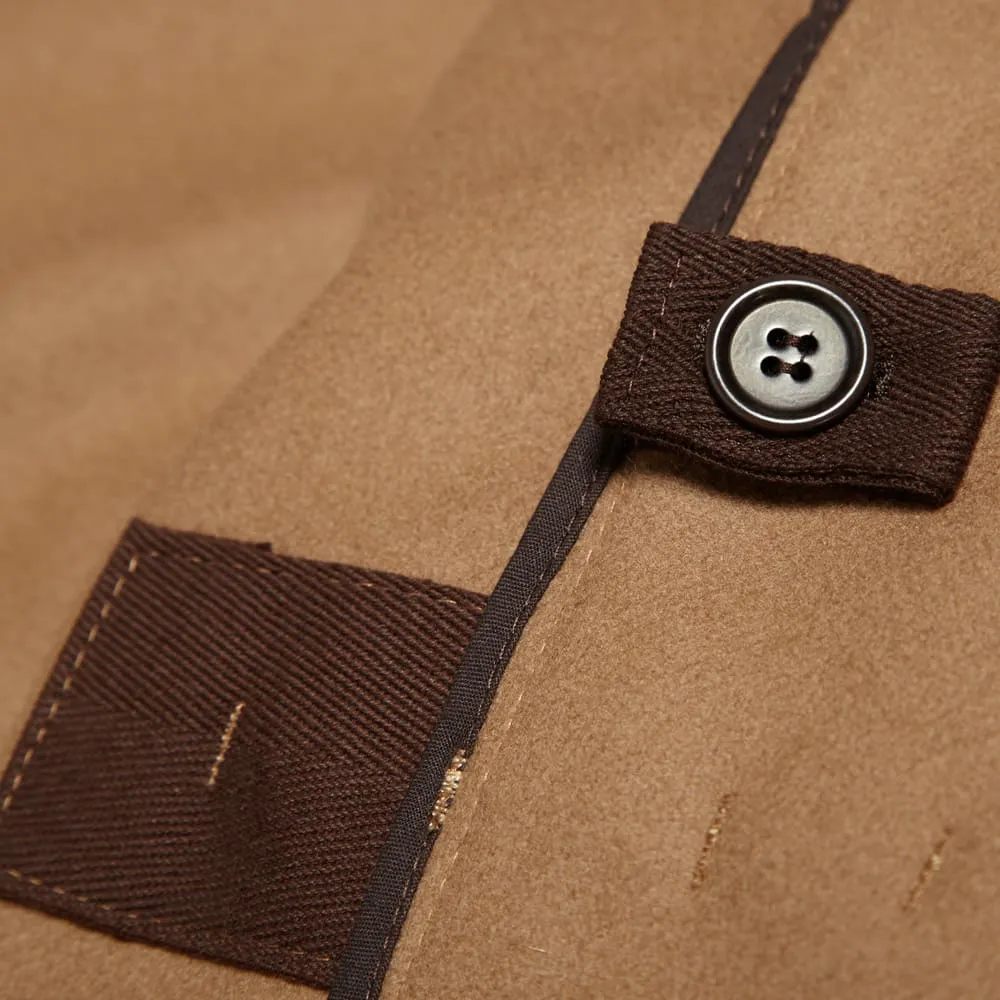 Gloverall Short Monty Duffle CoatTan