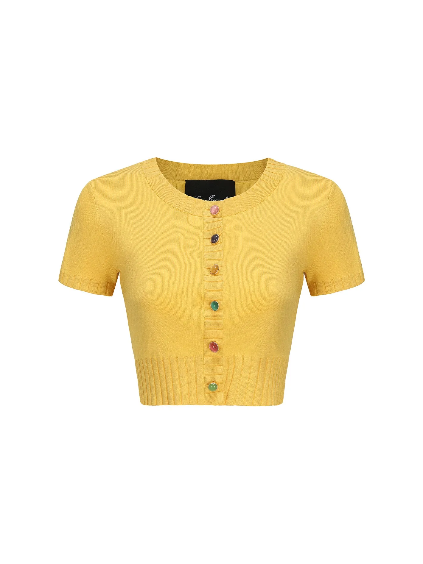 Kennedy Knit Top Set (Yellow)