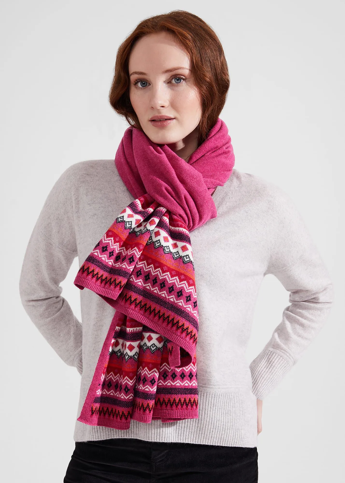 Noa Fairisle Scarf 