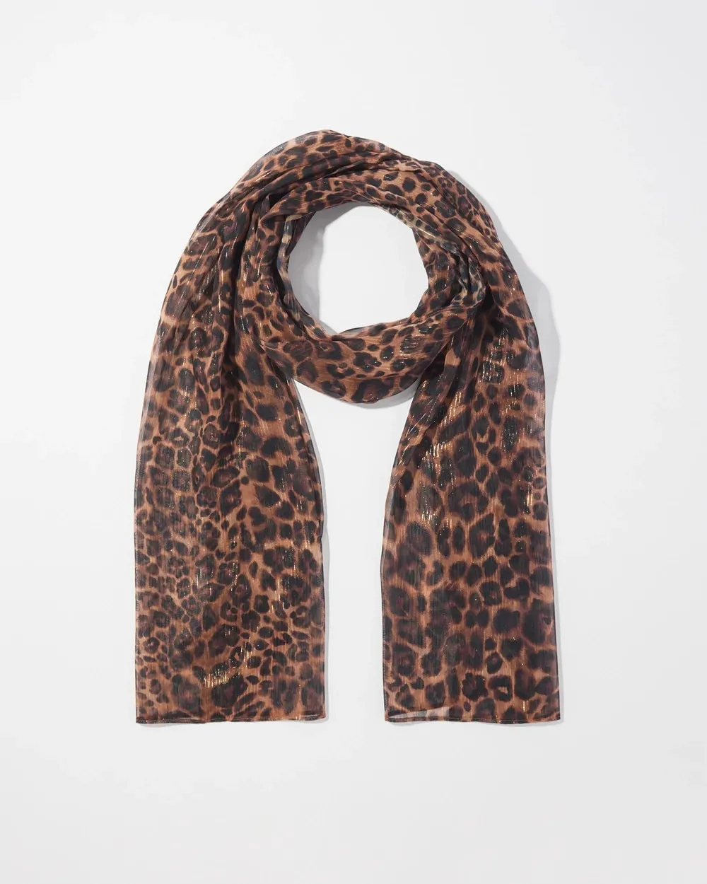 Oblong Leopard Scarf