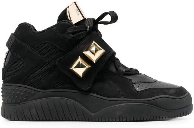 Philipp Plein rock-stud low-top sneakers Black