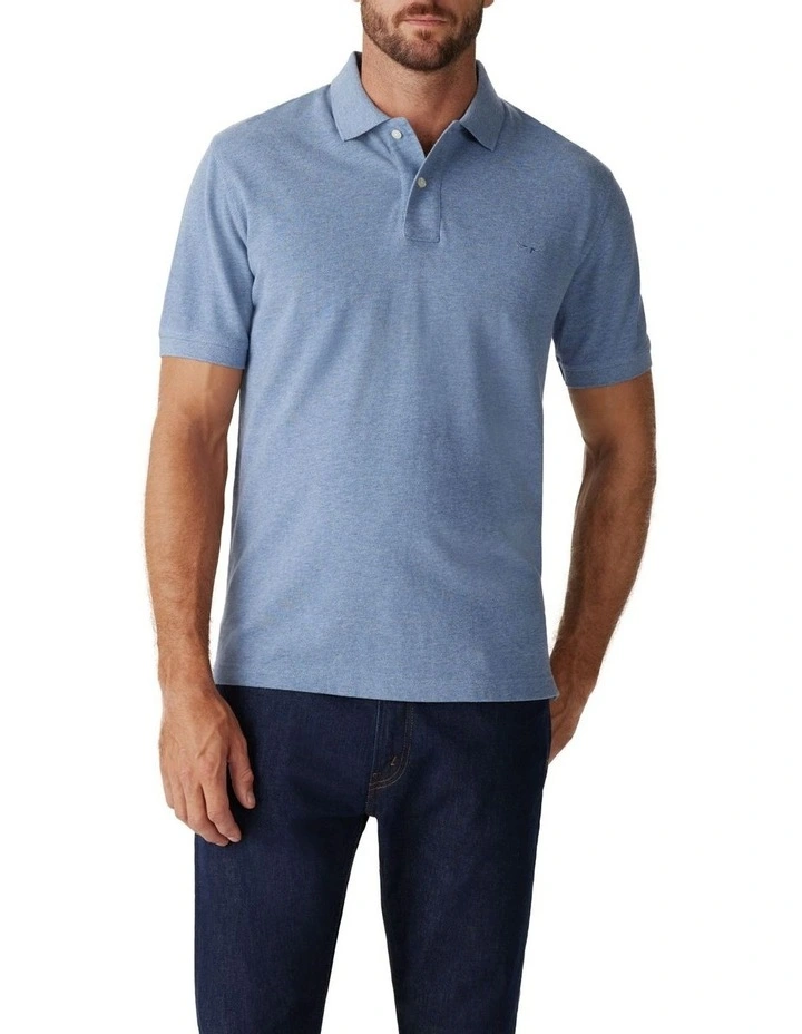 Rod Polo Shirt in Blue Marle