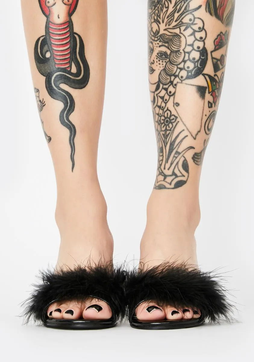 Sasha Marabou Kitten Heels-
