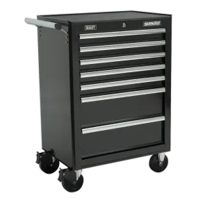 Sealey AP26479TB Rollcab 7 Drawer with Ball Bearing Slides - Black