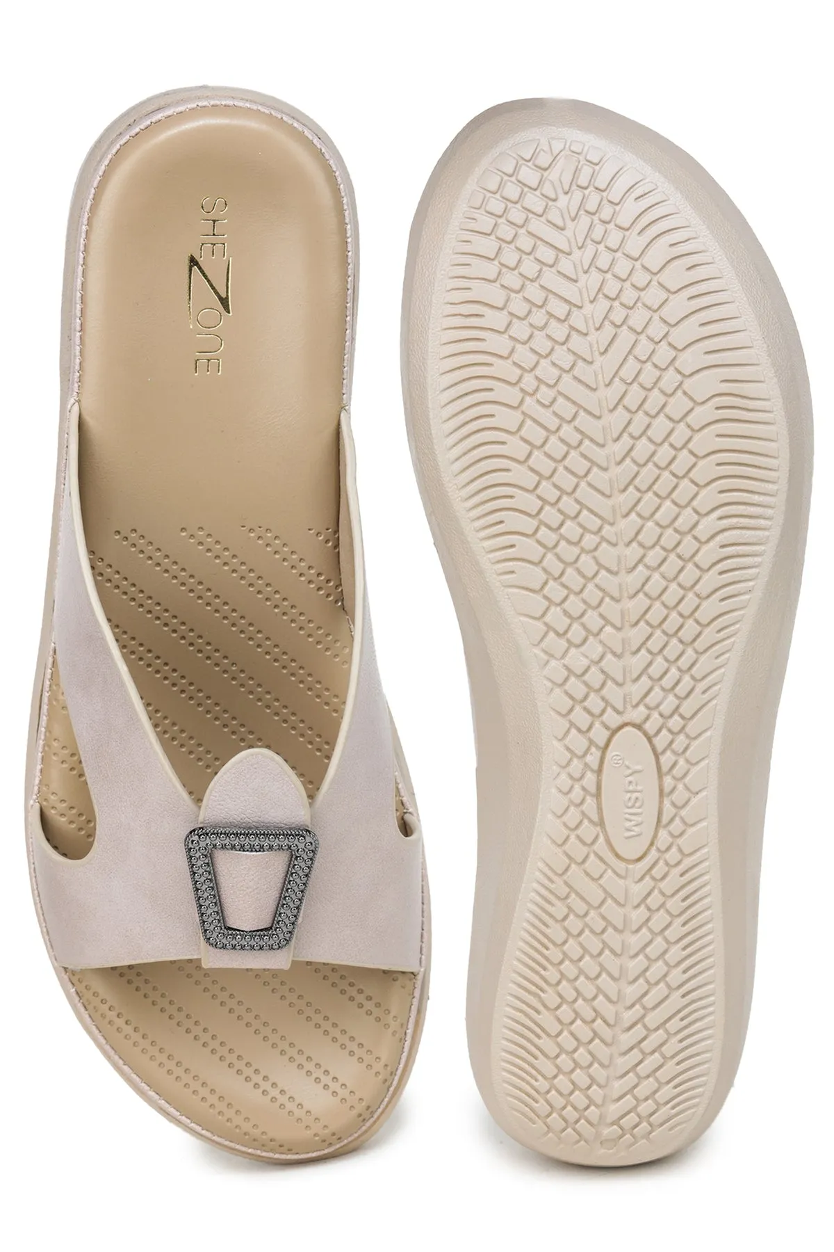 Shezone Cream Women Heels