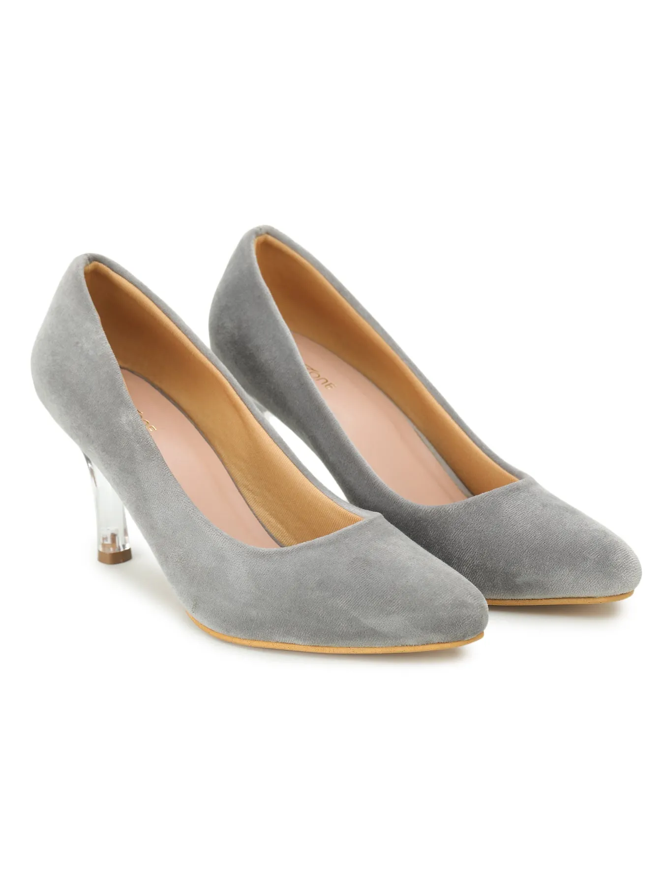 Shezone Grey Women Heels