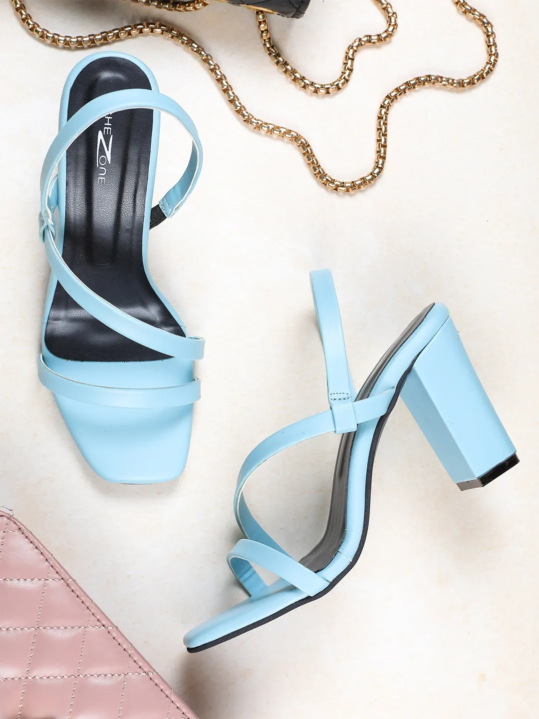 Shezone Women Blue Heels