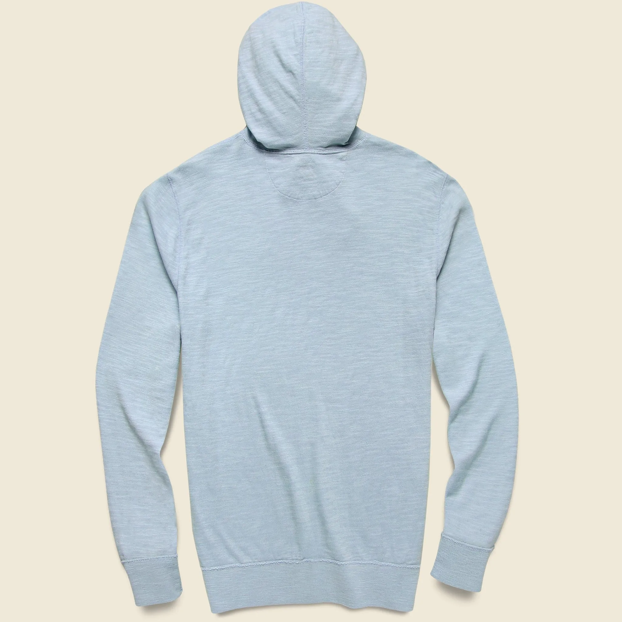 Slub Cotton Hoodie - Blue Breeze