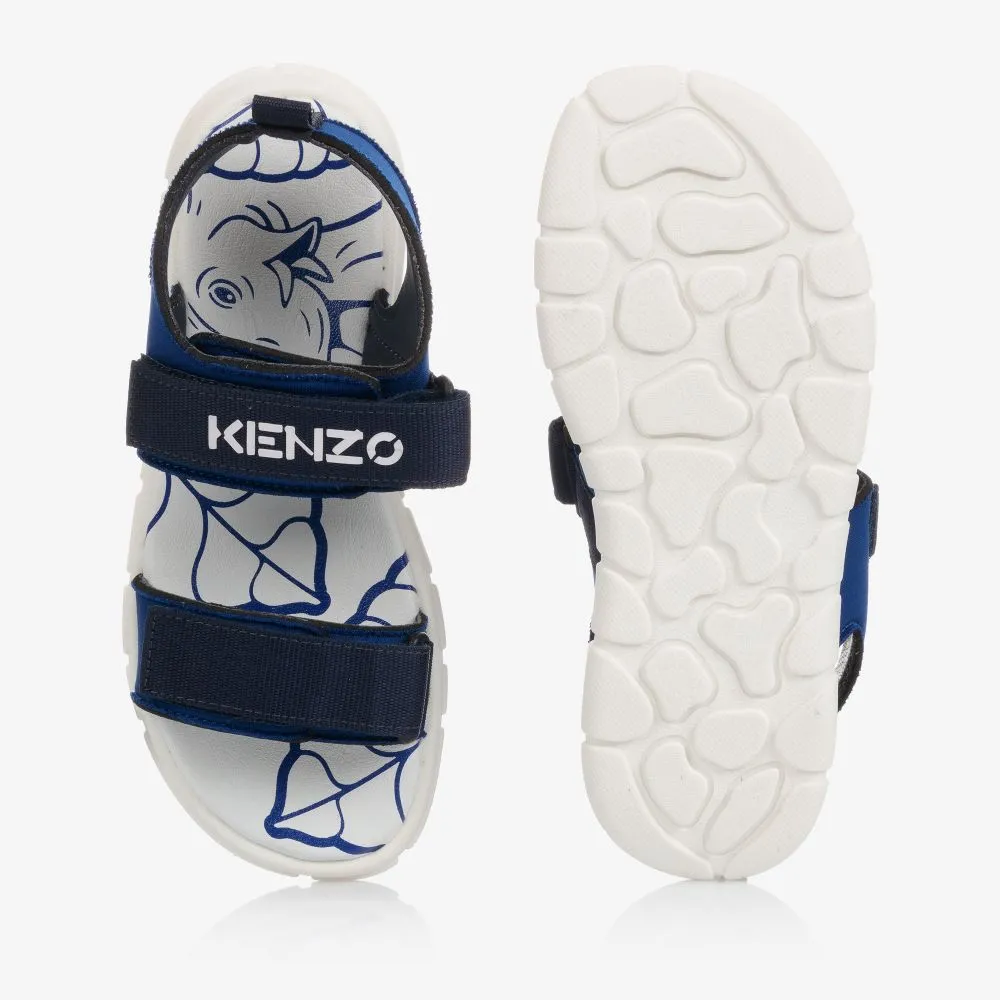 Teen Blue Velcro Sandal