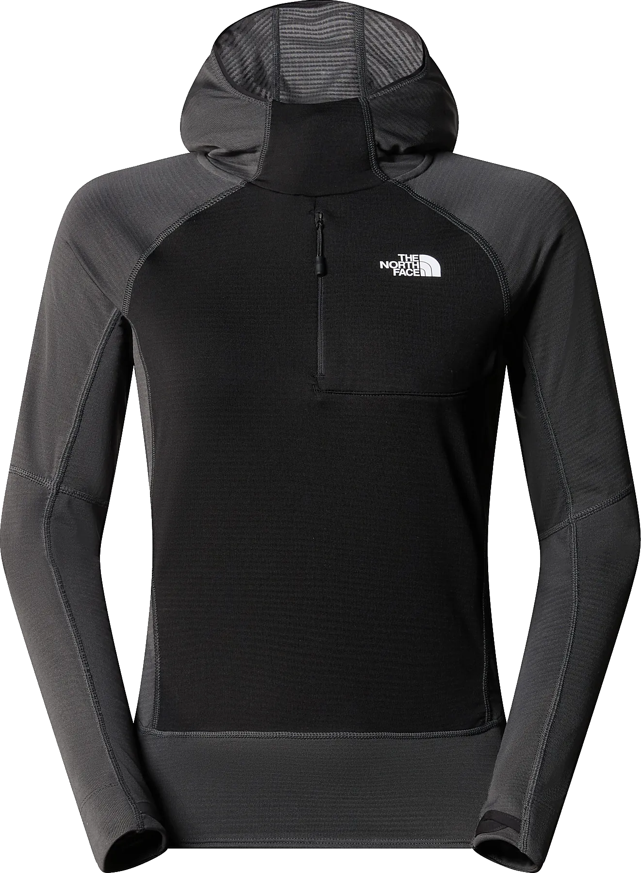 The North Face Women's Bolt Polartec Power Grid Pull-On Jacket Asphalt Grey/TNF Black | Buy The North Face Women's Bol