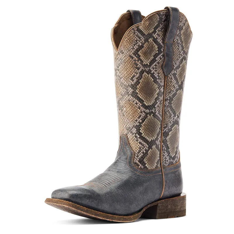 Women's Ariat Frontier Farrah Black Western Boot