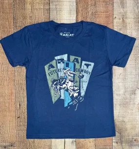 YTH Ariat Cowboy Planks T-Shirt
